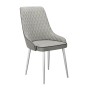 Стул DikLine 305 B22 GREY /ножки белые