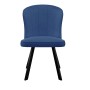 Стул DikLine 219 поворотный, B8 BLUE, ножки черные