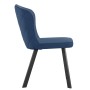 Стул DikLine 219 поворотный, B8 BLUE, ножки черные
