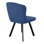 Стул DikLine 219 поворотный, B8 BLUE, ножки черные