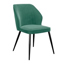 Стул DikLine 222М микровелюр Z39 авокадо, ножки черные