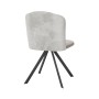 Стул DikLine 299 поворотный NS04 CREAM/C103 крем, ножки черные