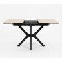 Стол DikLine DI100 Текстиль бежевый/опоры черные (2уп.)