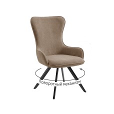 Стул DikLine 333 поворотный TW05 капучино, ножки черные