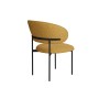 Стул DikLine 201 NS Gold горчица, ножки черные