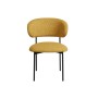 Стул DikLine 201 NS Gold горчица, ножки черные