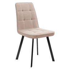 Стул DikLine 207 B03 BEIGE, ножки черные