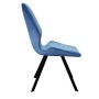 Стул DikLine 242M B8 BLUE, ножки черные