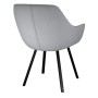 Стул DikLine 352 поворотный, B22 GREY, ножки черные