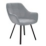 Стул DikLine 352 поворотный, B22 GREY, ножки черные