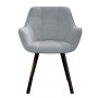 Стул DikLine 352 поворотный, B22 GREY, ножки черные