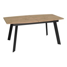 Стол DikLine XL160 Дуб галифакс /опоры черные