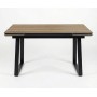 Стол DikLine DZ160 дуб галифакс/черный (2 уп.)