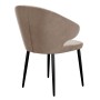Стул DikLine 355 E52 бежевый, ножки черные