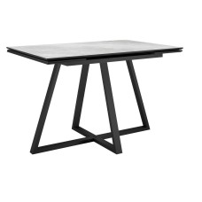 Стол DikLine SKF120 Керамика Belgium Grey Polished/подстолье черное/опоры черные,