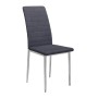 Стул DikLine ТЕКС каркас хром/ B28 ANTRACITE