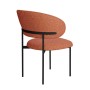 Стул DikLine 201 NS Rust терракотовый, ножки черные