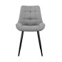 Стул DikLine 226 поворотный B22 GREY, ножки черные