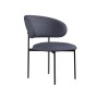 Стул DikLine 201 NS13 GRAPHITE, ножки черные
