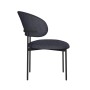 Стул DikLine 201 NS13 GRAPHITE, ножки черные