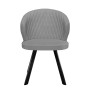Стул DikLine 249 поворотный, B22 GREY, ножки черные