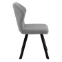 Стул DikLine 339 поворотный B22 GREY, ножки черные