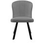 Стул DikLine 219 поворотный, B22 GREY, ножки черные