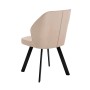Стул DikLine 232 поворотный B03 BEIGE, ножки черные