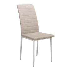 Стул DikLine ТЕКС каркас белый/ B03 BEIGE