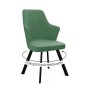 Стул DikLine 235 поворотный, NS Pine зеленый, ножки черные