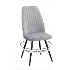 Стул DikLine 327 поворотный B22 GREY, ножки черные