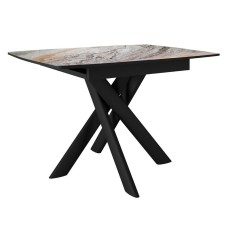 Стол DikLine DKB110, Керамика Venetian Brown Light глянец, опоры черные