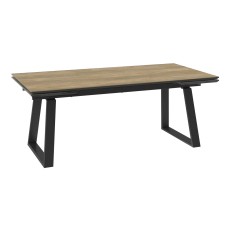 Стол DikLine AKZ200 Керамика древесная OAKWOOD HONEY/подстолье черное/опоры черные (2 уп.)