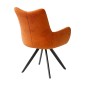 Стул DikLine 351 поворотный BL07 терракотовый, ножки черные