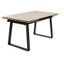 Стол DikLine DZ160 Текстиль бежевый/черные (2 уп.)