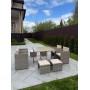 Комплект садовой мебели трансформер COMO бежевый — 8 мест для гостей