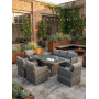 Комплект садовой мебели VENEZIA-GRANDE серый — простор для большой компании