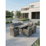 Комплект садовой мебели VENEZIA-GRANDE серый — простор для большой компании