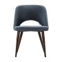 Стул Lars Diag grey/т.орех