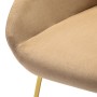 Кресло Kent Diag beige/Линк золото