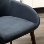 Кресло Kent Diag grey/т.орех