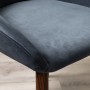 Кресло Kent Diag grey/т.орех