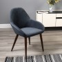 Кресло Kent Diag grey/т.орех