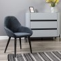 Кресло Kent Diag grey/черный