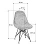 Стул Eames CR Сканди Браун