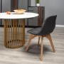 Стул Eames lite тёмно-серый/натур. Бук