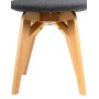 Стул Eames lite тёмно-серый/натур. Бук