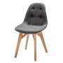 Стул Eames lite тёмно-серый/натур. Бук