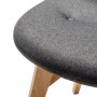 Стул Eames lite тёмно-серый/натур. Бук