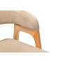 Кресло полубарное Baxter Beige/натур